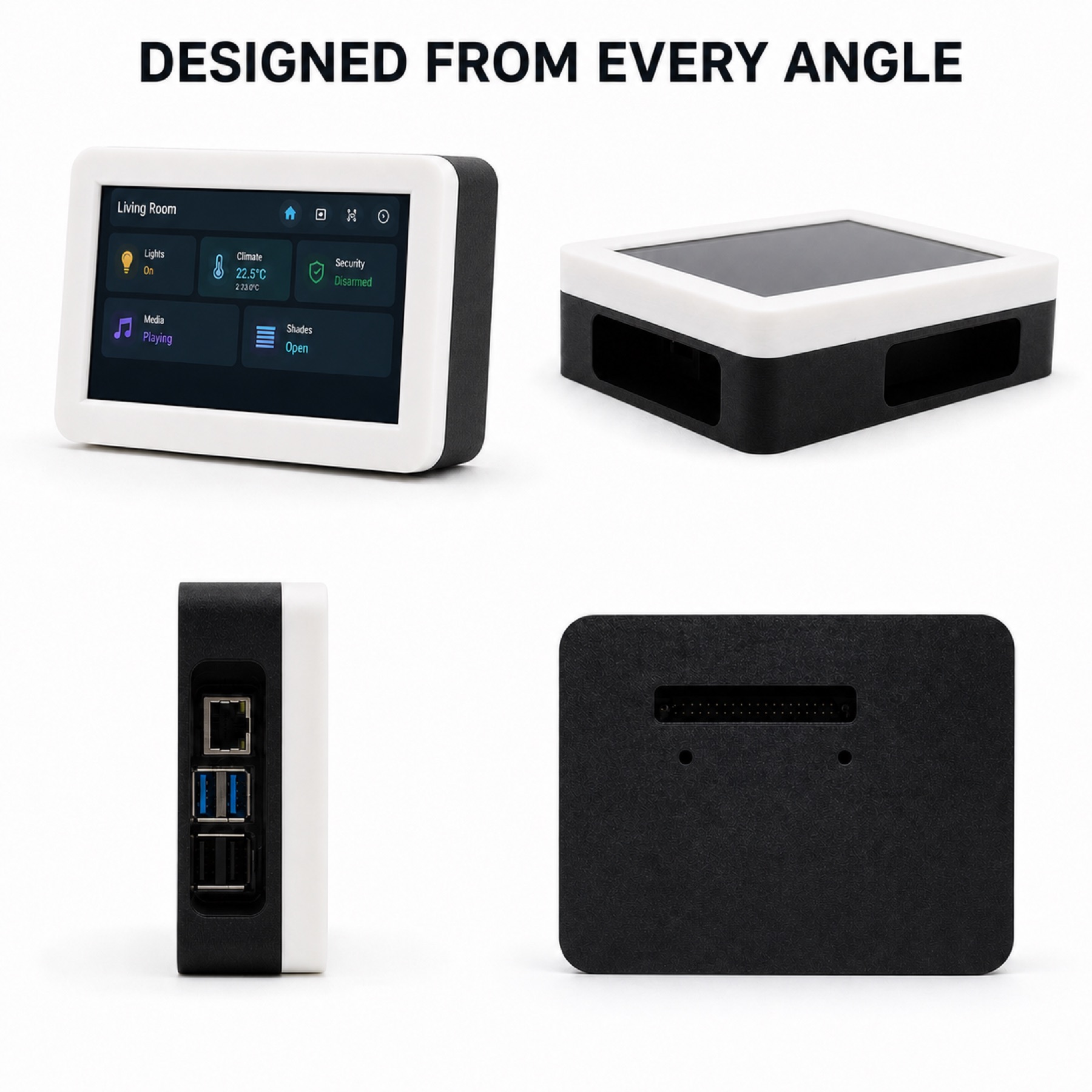 5-inch Home Assistant Kiosk Server: multi angle product gallery