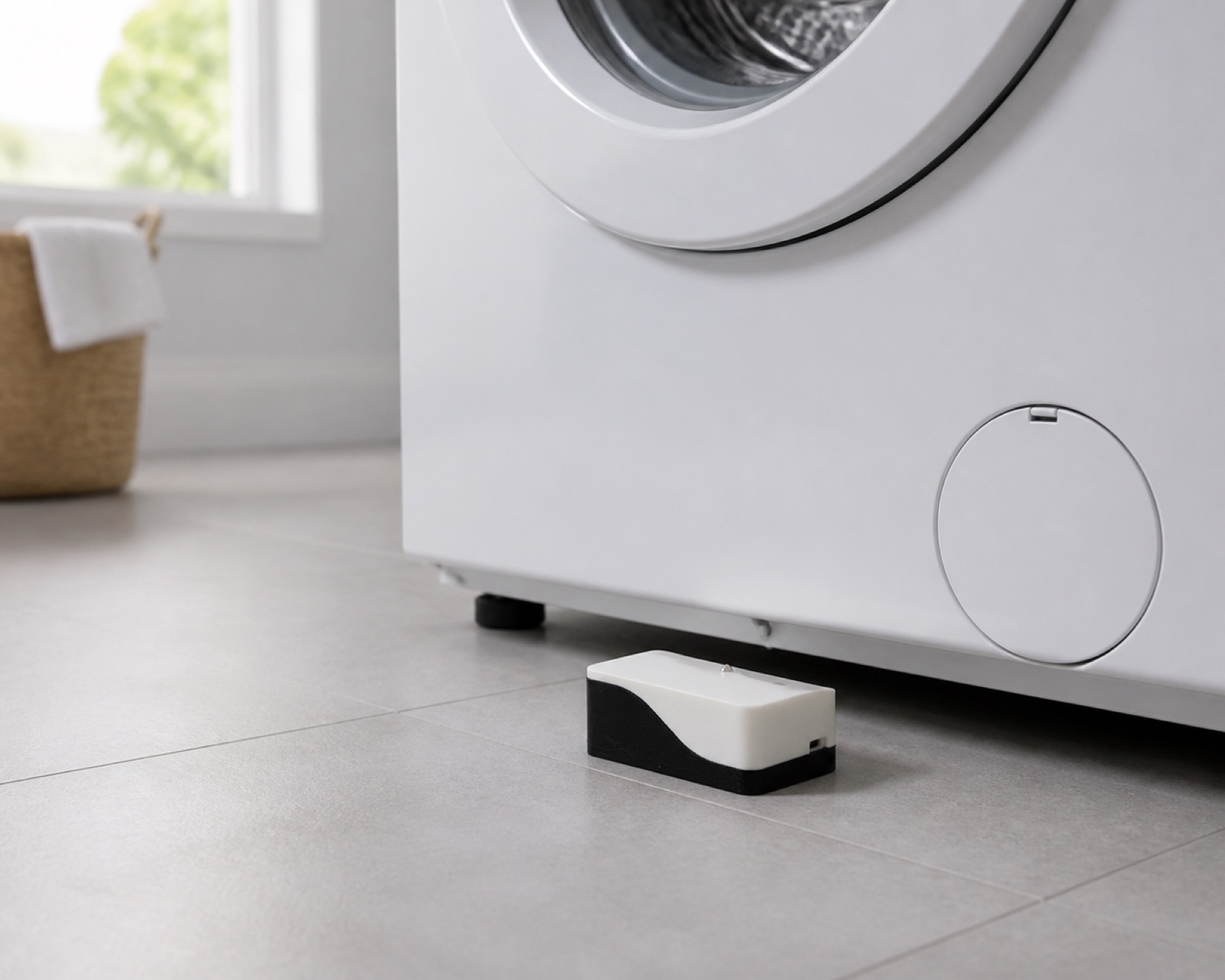 Smart Leak Sensor: leak detector under washing machine