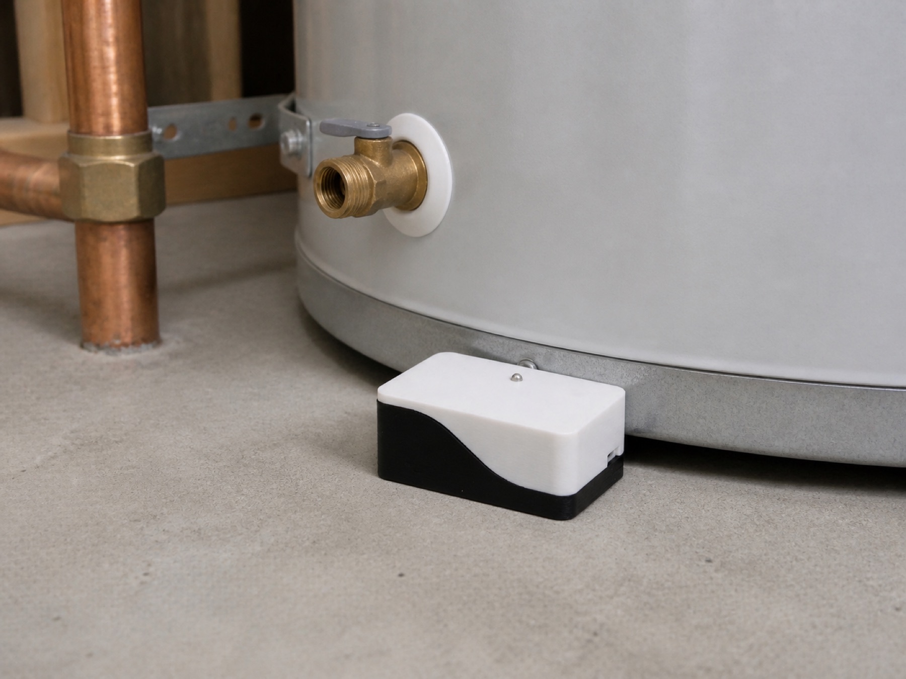 Smart Leak Sensor: leak detector under water heater