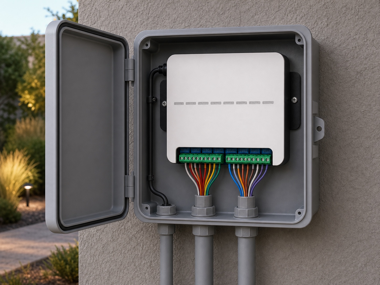 Smart Sprinkler Controller: outdoor nema installation